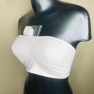 Halogen Bandeau Size XL bra top w/ straps NEW